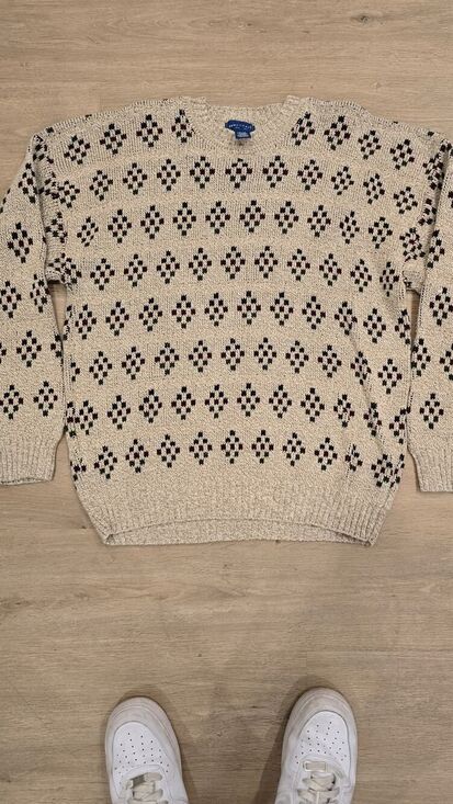 Towncraft Other - Vintage 90s Towncraft USA-Made Geometric Knit Sweater